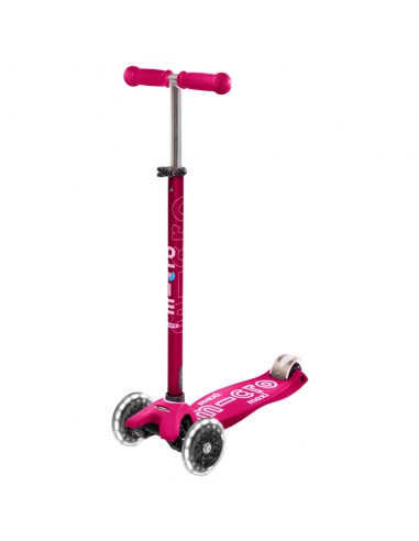 Hulajnoga Maxi Micro Deluxe Pink LED
