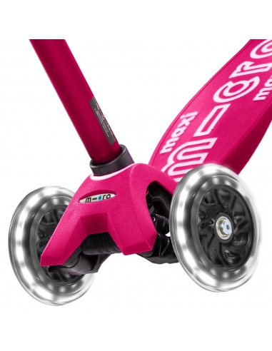 Hulajnoga Maxi Micro Deluxe Pink LED