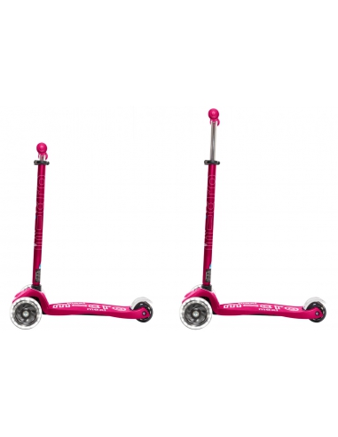 Hulajnoga Maxi Micro Deluxe Pink LED