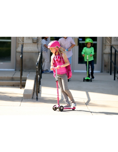 Hulajnoga Maxi Micro Deluxe Pink LED