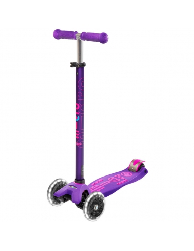 Hulajnoga Maxi Micro Deluxe Purple LED