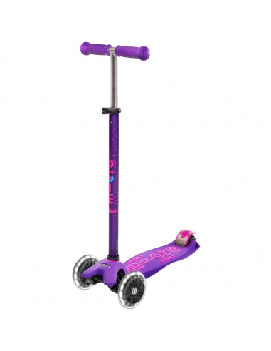 Hulajnoga Maxi Micro Deluxe Purple LED