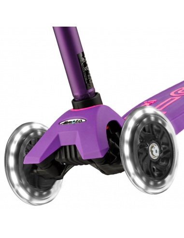 Hulajnoga Maxi Micro Deluxe Purple LED