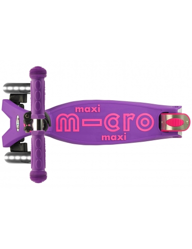 Hulajnoga Maxi Micro Deluxe Purple LED