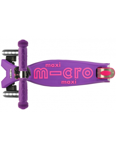 Hulajnoga Maxi Micro Deluxe Purple LED