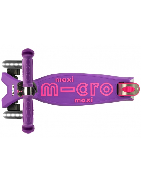Hulajnoga Maxi Micro Deluxe Purple LED