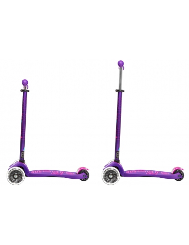 Hulajnoga Maxi Micro Deluxe Purple LED