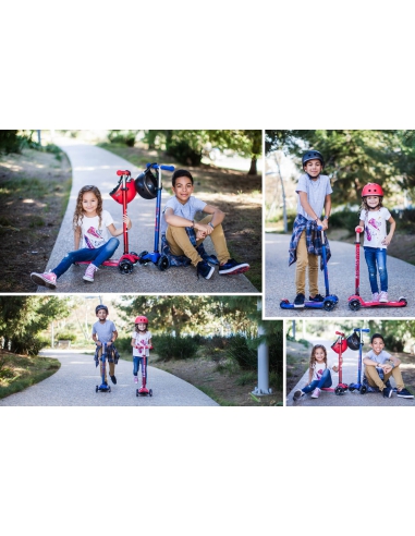 Hulajnoga Maxi Micro Deluxe Purple LED