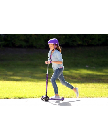 Hulajnoga Maxi Micro Deluxe Purple LED