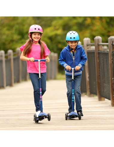 Hulajnoga Maxi Micro Deluxe Navy Blue LED