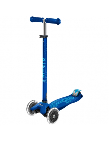 Hulajnoga Maxi Micro Deluxe Navy Blue LED