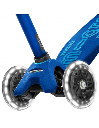 Hulajnoga Maxi Micro Deluxe Navy Blue LED