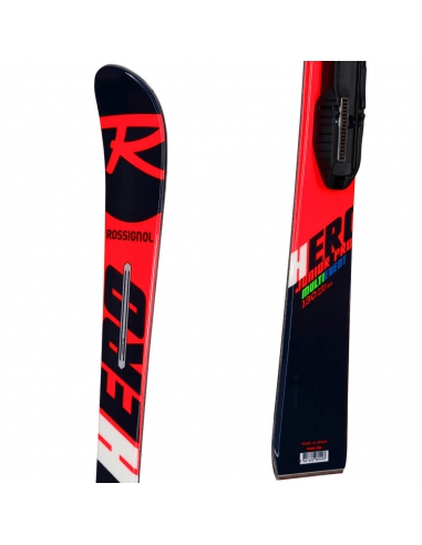 Juniorskie narty Rossignol HERO JUNIOR PRO MULTI-EVENT wraz z wiązaniami Look KID-X 4