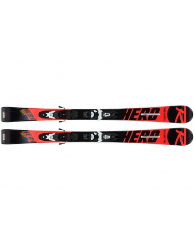 Juniorskie narty Rossignol HERO JUNIOR PRO MULTI-EVENT wraz z wiązaniami Look KID-X 4
