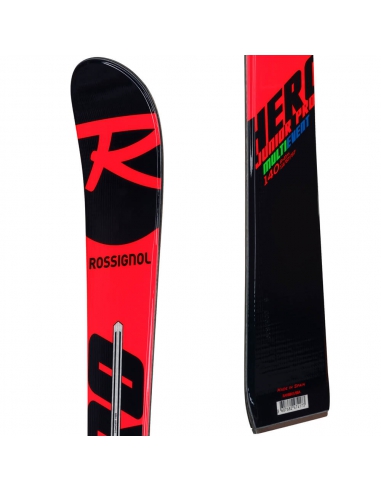 Juniorskie narty Rossignol HERO JUNIOR PRO MULTI-EVENT wraz z wiązaniami Look XPRESS JR 7