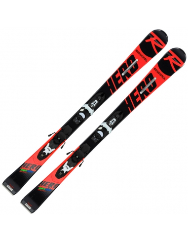 Juniorskie narty Rossignol HERO JUNIOR PRO MULTI-EVENT wraz z wiązaniami Look KID-X 4