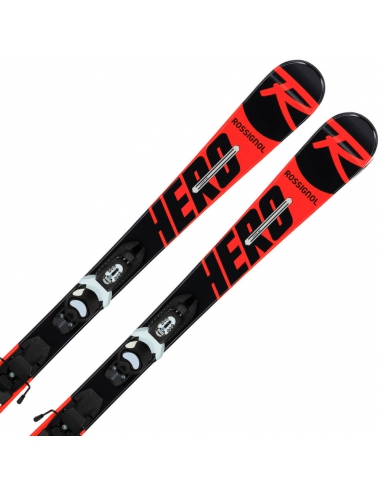 Juniorskie narty Rossignol HERO JUNIOR PRO MULTI-EVENT wraz z wiązaniami Look KID-X 4