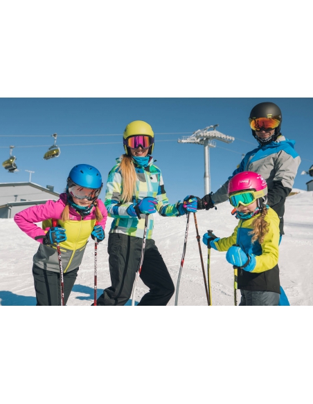 Kominiarka-maska Viking Merino Sentinel Kids różowa