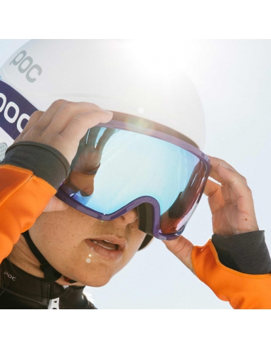 Gogle narciarskie POC Fovea Mid Clarity Comp Ametist Purple/Spektris Blue