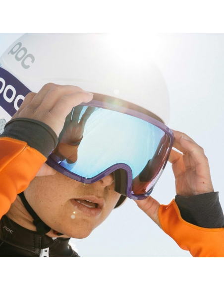Gogle narciarskie POC Fovea Mid Clarity Comp Ametist Purple/Spektris Blue