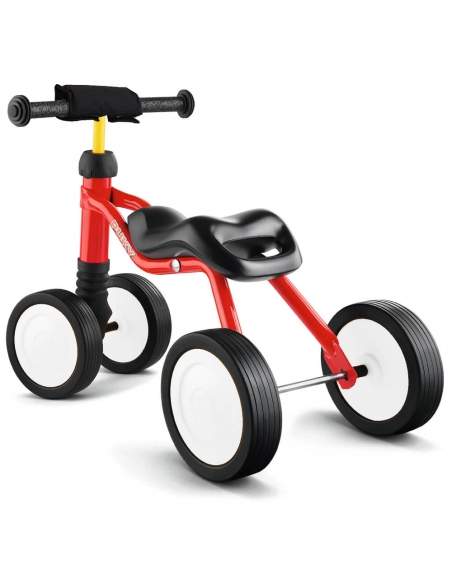 Jeździk rowerek czterokołowy Puky Wutsch czerwony z osłoną kierownicy