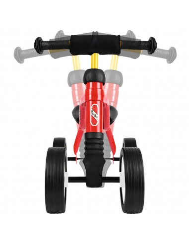 Jeździk rowerek czterokołowy Puky Wutsch czerwony z osłoną kierownicy