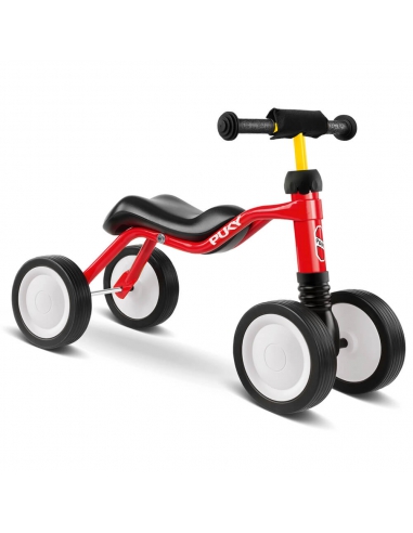 Jeździk rowerek czterokołowy Puky Wutsch czerwony z osłoną kierownicy
