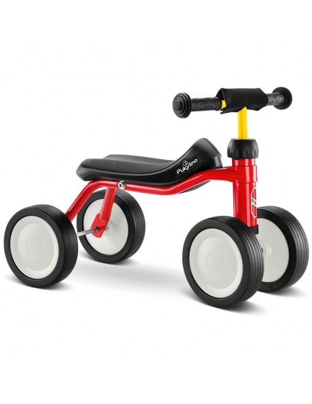 Jeździk rowerek czterokołowy Puky Pukylino czerwony z osłoną kierownicy