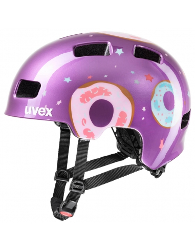 Kask rowerowy dla dzieci Uvex HLMT 4 Purple Donut
