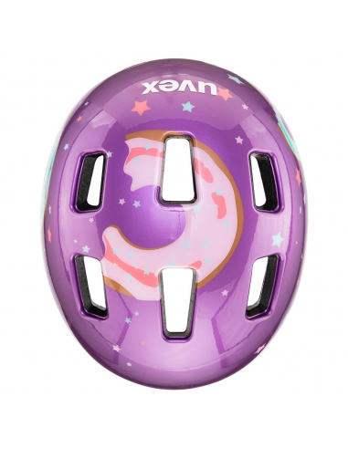 Kask rowerowy dla dzieci Uvex HLMT 4 Purple Donut