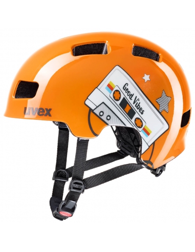 Kask rowerowy dla dzieci Uvex HLMT 4 Orange Tape