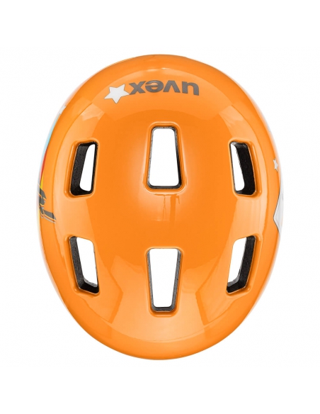 Kask rowerowy dla dzieci Uvex HLMT 4 Orange Tape