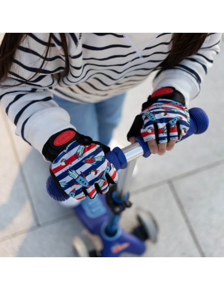 Rękawiczki rowerowe Micro Scootersaurus