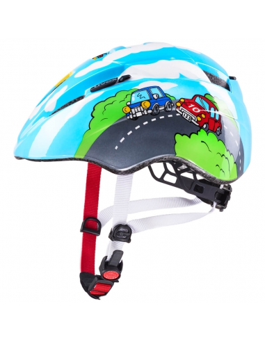 Dziecięcy kask rowerowy Uvex Kid 2 Blue Cars