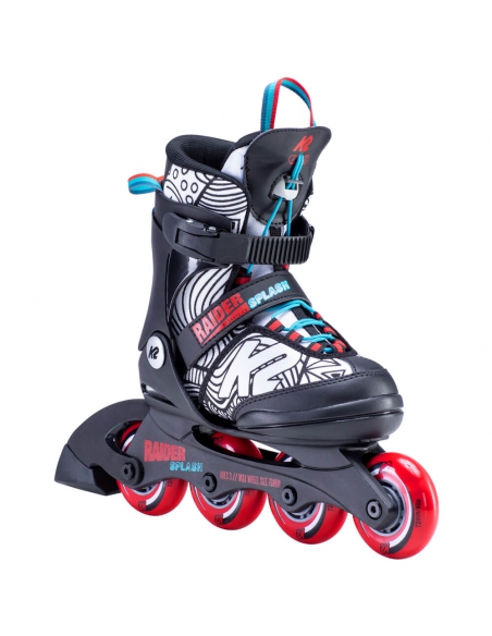 Rolki dziecięce K2 Raider SPLASH (z markerami do kolorowania rolek)