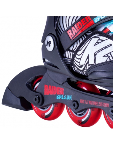 Rolki dziecięce K2 Raider SPLASH (z markerami do kolorowania rolek)