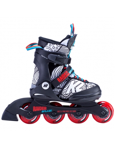 Rolki dziecięce K2 Raider SPLASH (z markerami do kolorowania rolek)
