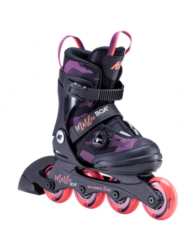 Rolki dziecięce K2 Marlee BOA Black/Purple/Coral