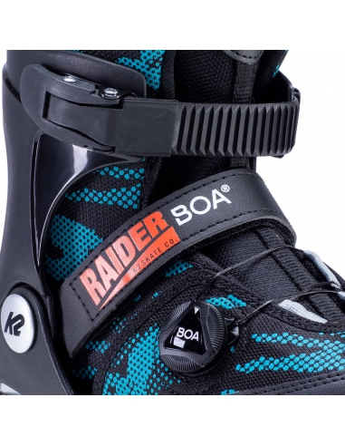 Rolki dziecięce K2 Raider BOA Black/Turquoise