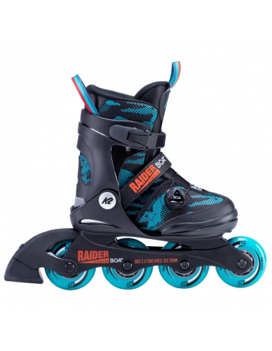 Rolki dziecięce K2 Raider BOA Black/Turquoise