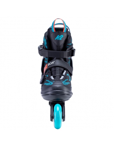 Rolki dziecięce K2 Raider BOA Black/Turquoise