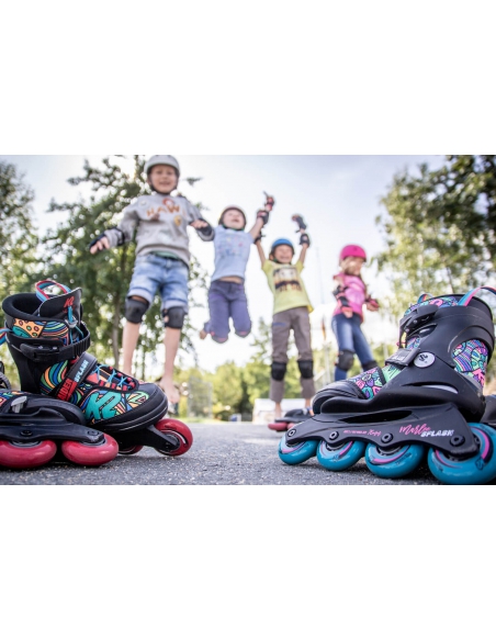 Rolki dziecięce K2 Raider Splash (z markerami do kolorowania rolek)