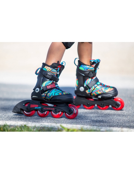 Rolki dziecięce K2 Raider Splash (z markerami do kolorowania rolek)