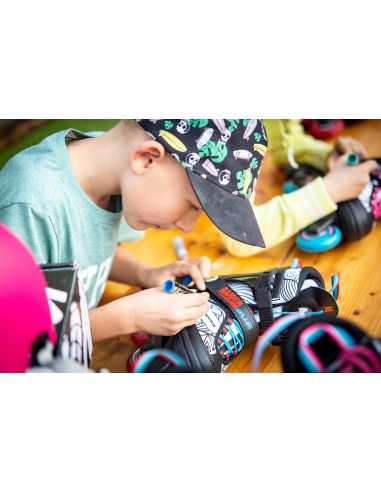 Rolki dziecięce K2 Raider Splash (z markerami...