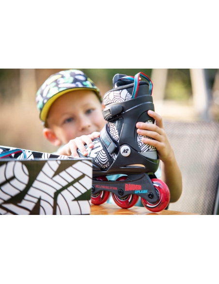 Rolki dziecięce K2 Raider Splash (z markerami do kolorowania rolek)