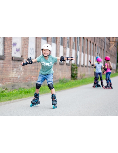 Rolki dziecięce K2 Raider BOA Black/Turquoise