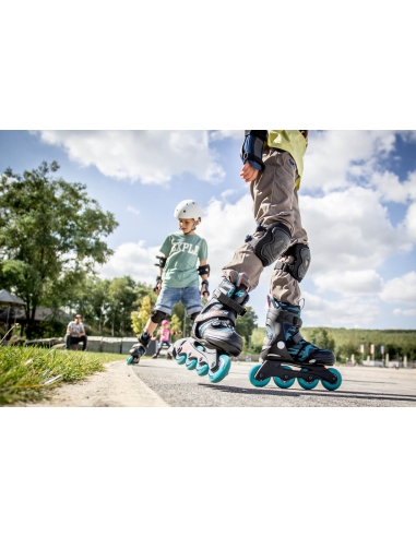 Rolki dziecięce K2 Raider BOA Black/Turquoise