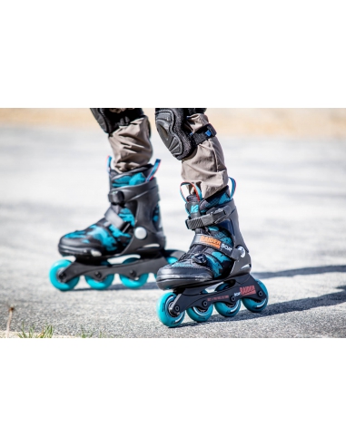 Rolki dziecięce K2 Raider BOA Black/Turquoise