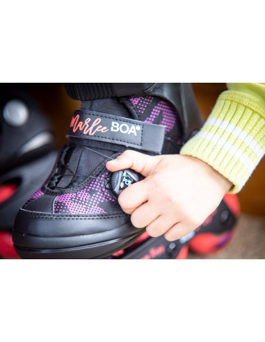 Rolki dziecięce K2 MARLEE BOA Black/Purple/Coral