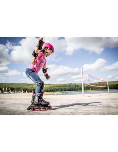 Rolki dziecięce K2 MARLEE BOA Black/Purple/Coral